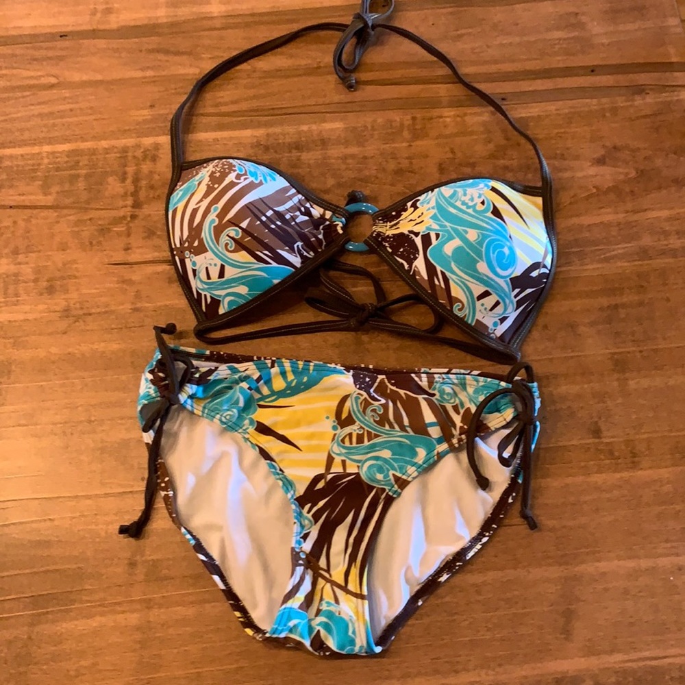 Aqua Rose Bikini